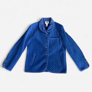 Talbots Royal Blue Quilted Jacket